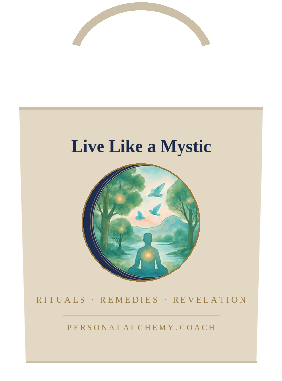 Live Like a Mystic tote — front